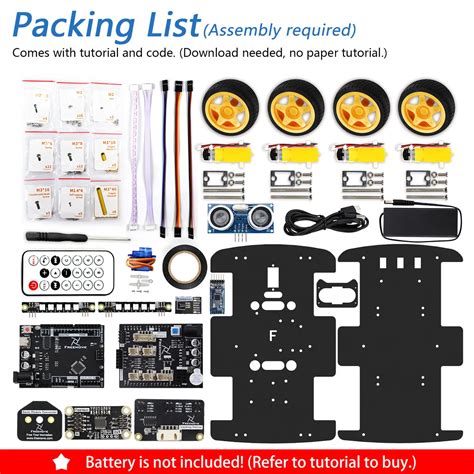 Freenove Wd Car Kit For Esp Compatible With Arduino Off