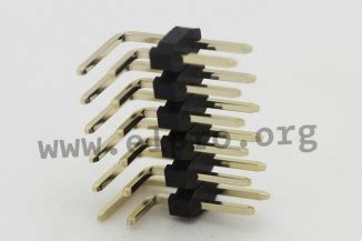 MPE Garry Pin Headers Pitch 2 0mm Double Row Angled 332 Series