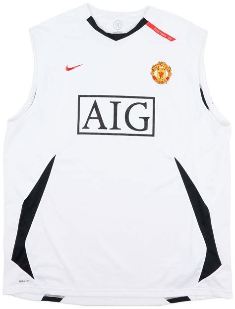 2007 08 Manchester United Nike Training Vest 9 10 XXL