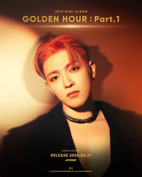 ATEEZ Drops Yunho And Hongjoong S Comeback Concept Photos For Golden