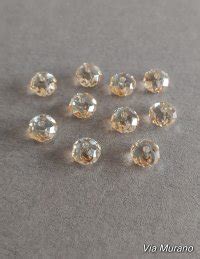 Authentic Vintage Swarovski Mm Crystal Briolette Spacer Bead