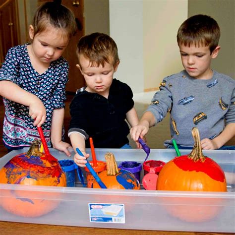 Painted Pumpkins For Kids