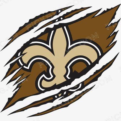 Ripped New Orleans Saints Logo Svg Free