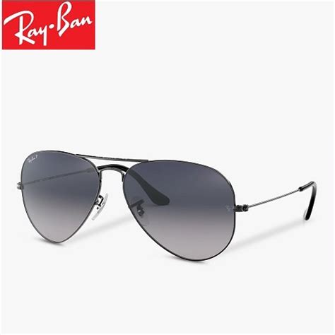 Ray Ban Gunmetal Aviator Sunglasses Qubeclick