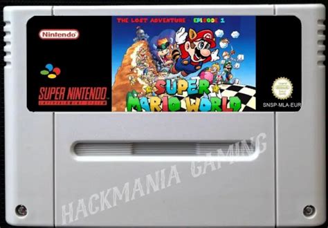 Super Mario World The Lost Adventure Episode 1 Pal Snes Super Nintendo Hack Eur 3990