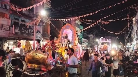 A Procession Was Taken Out With The Tableau Of Hanumanji More Than 10