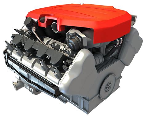 Car Engine 3d Model 3d Horse