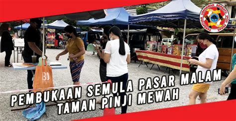 Pembukaan Semula Pasar Malam Taman Pinji Mewah Info