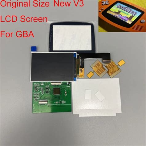 V Ips Lcd Screen For Gba Highlight Brightness Lcd For Gba Cut Free