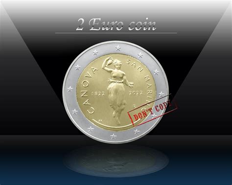 SAN MARINO 2 EURO 2022 ANTONIO CANOVA 2 Euro Commemorative Coin