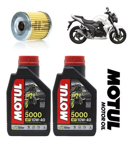 Kit Troca De Óleo Dafra Next 250 Motul 5000 10w40