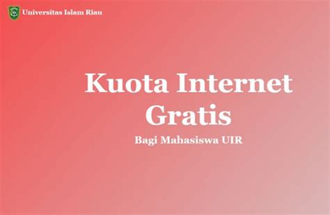 Media Center Terapkan Perkuliahan Online Uir Bantu Mahasiswa Kuota