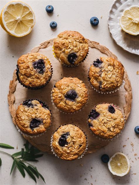 Vegan Blueberry Lemon Oat Muffins Top Globe News