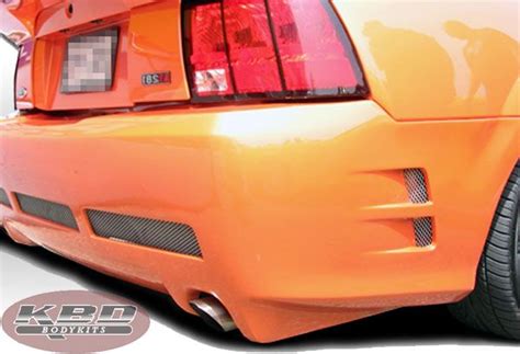 1999 2004 Ford Mustang Saleen Style Polyurethane Rear Bumper 37 2203