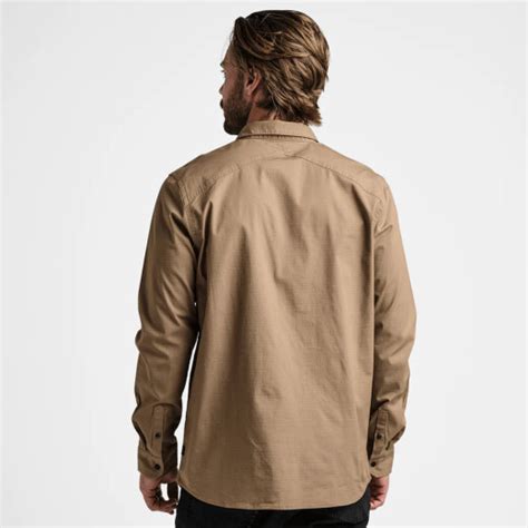 Camisa Ml Roark Campover Shirt Khaki La Isla Racks Ltda