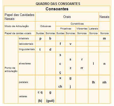 Qual A Consoante Mais Usada Na Lingua Portuguesa