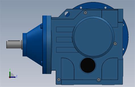 Kfs157轴输入螺旋锥齿轮减速机 Kf157s157 1265 M1 A 3986solidworks 2020模型图纸下载 懒石网