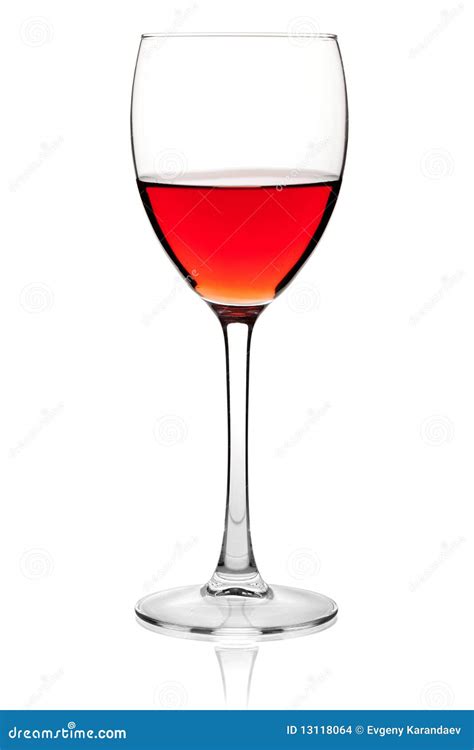 Rose Wine In A Glass Stock Photo Image Of Filled Merlot 13118064