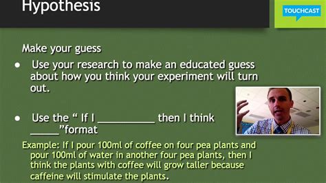 Science Fair Project Ideas With Hypothesis