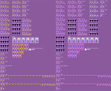 Undertale Frisk Sprite Sheet / I took 3 hour to make this, and now you can make good undertale ...