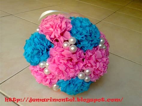 Bunga Tangan Cekmin Nimsay Pearl Crepe Hand Bouquet