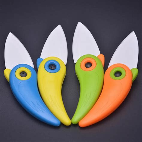 1pcs Mini Bird Ceramic Knife T Knife Pocket Ceramic Folding Knives