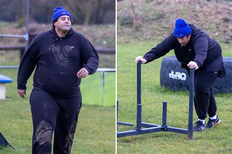 James Argent joins gruelling boot camp to lose weight ahead of gastric band op to save his life ...