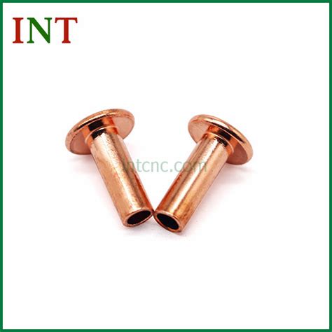 Copper Aluminum Steel Brass Tubular Hollow Rivets Hollow Rivet And