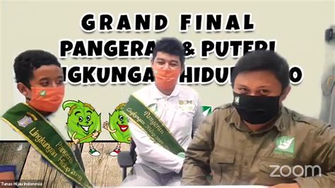 GRAND FINAL PENGANUGERAHAN PANGERAN PUTERI LINGKUNGAN HIDUP 2020