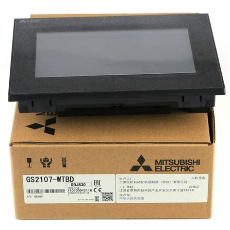 MITSUBISHI GS2107 WTBD HMI OPERATOR INTERFACET TOUCH SCREEN 24VDC