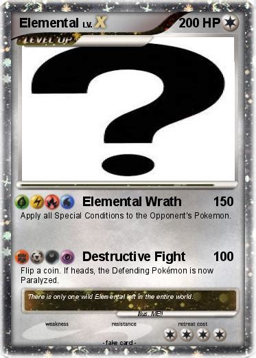 Pokémon Elemental 115 115 Elemental Wrath My Pokemon Card