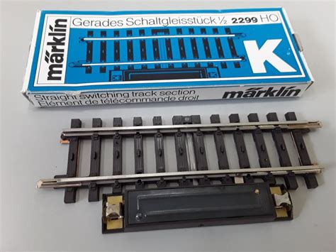 Märklin K Gleis 2299 2239 2 x Schaltgleisstück Spur H0 Kaufen