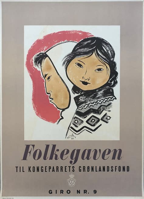 1952 A Portrait of Greenland - Original Vintage Poster – Out of Copenhagen