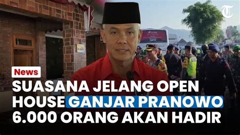 Suasana Jelang Open House Ganjar Pranowo Di Karanganyar Akan Dihadiri