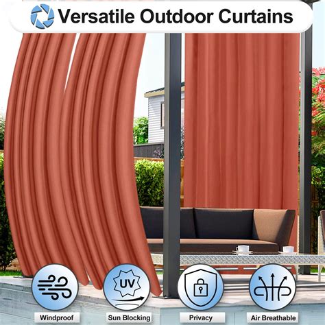 Snapklik Outdoorlines Waterproof Outdoor Curtains For Patio