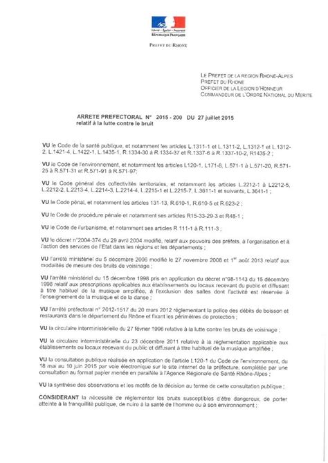 PDF Arrêté préfectoral relatif à la lutte contre le bruit U GLOBAL