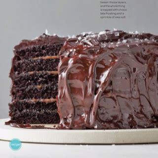 Salted Caramel Six Layer Chocolate Cake MS Living Nov 2011 Sweet