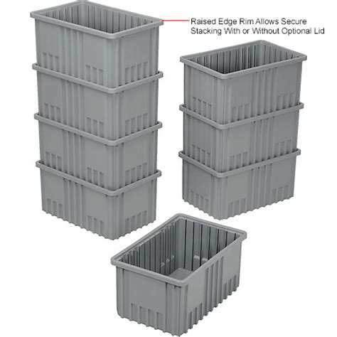 Global Industrial™ Plastic Dividable Grid Container - DG92080,16-1/2"L ...