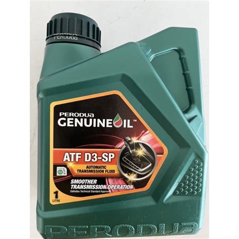 Perodua ATF D3 SP 1L Auto Transmission Fluid Shopee Malaysia