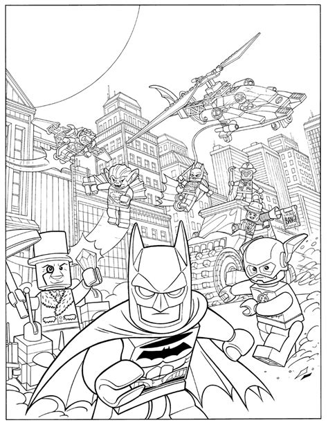 Lego Batman Colouring Pages Printable Clip Art Library