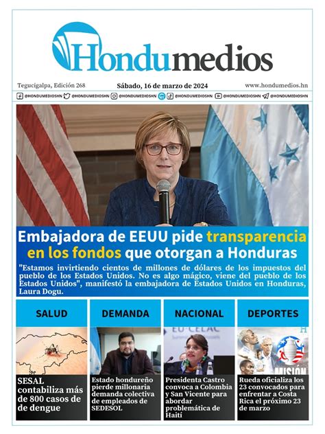 Portada De Marzo Del Hondumedios