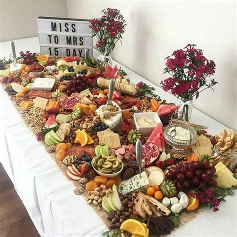 Great Idea It S A Very Large Cheese Board Idea Cheese Table Cheese