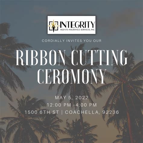 Ribbon Cutting Integrity Agents Insurance Services Inc