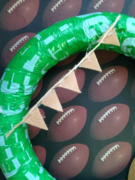 DIY Football Wreath