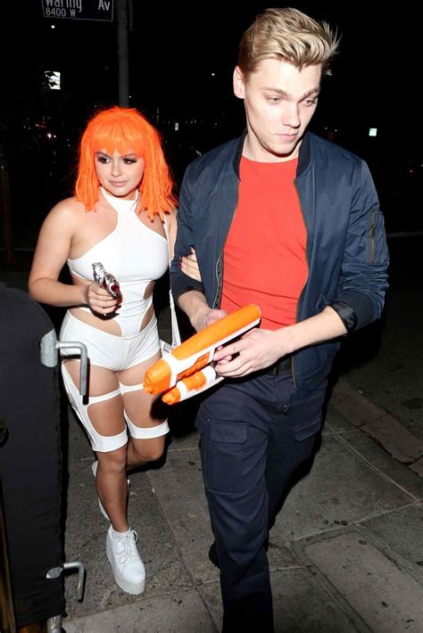 Ariel Winter Wears Iconic Fifth Element Halloween Costume