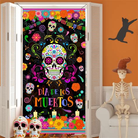 Dia De Los Muertos Decoraci N Para Puerta De D A De Los Muertos