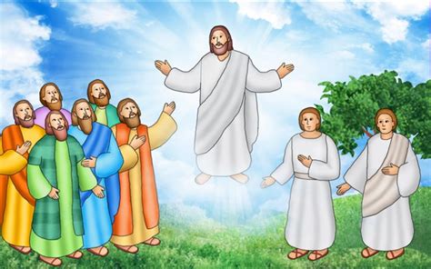 The Apostles Watch Jesus Ascend Into Heaven Catholic Courier