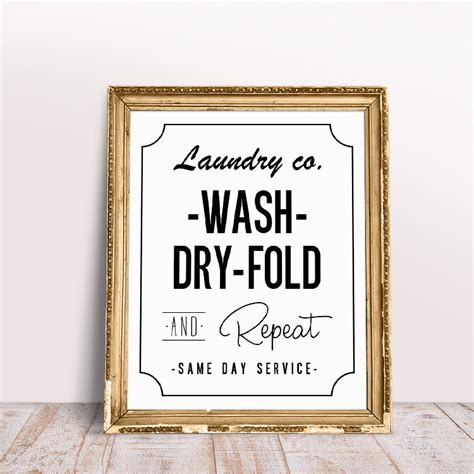 Free Printable Laundry Room Wall Art The Cottage Market