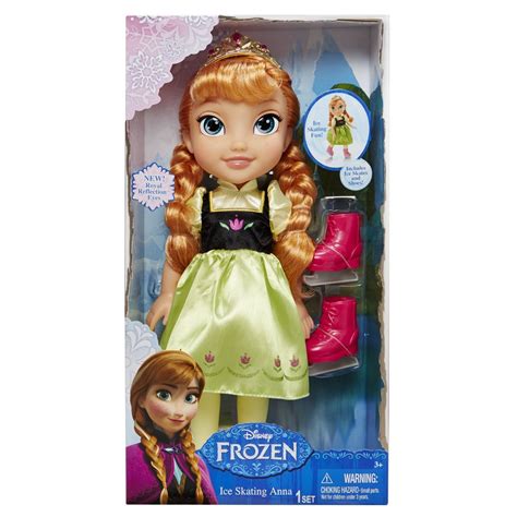 Ice Skating Princess Anna Frozen Toddler Doll Disney, 3+ Years - Disney