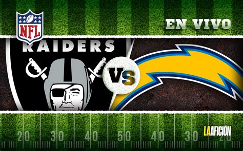 Juego Raiders Vs Chargers RESUMEN Partido HOY De La NFL Grupo Milenio